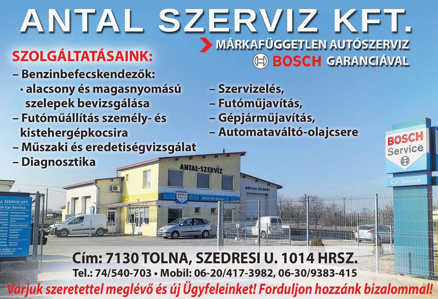 Antal szerviz